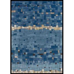 Tappeto moderno Grid Arte Espina blue lana 8036-53 2