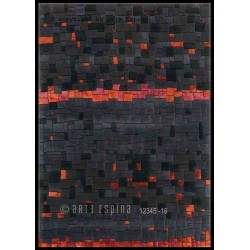 Tappeto moderno Coral Arte Espina blue lana 8036-71 2