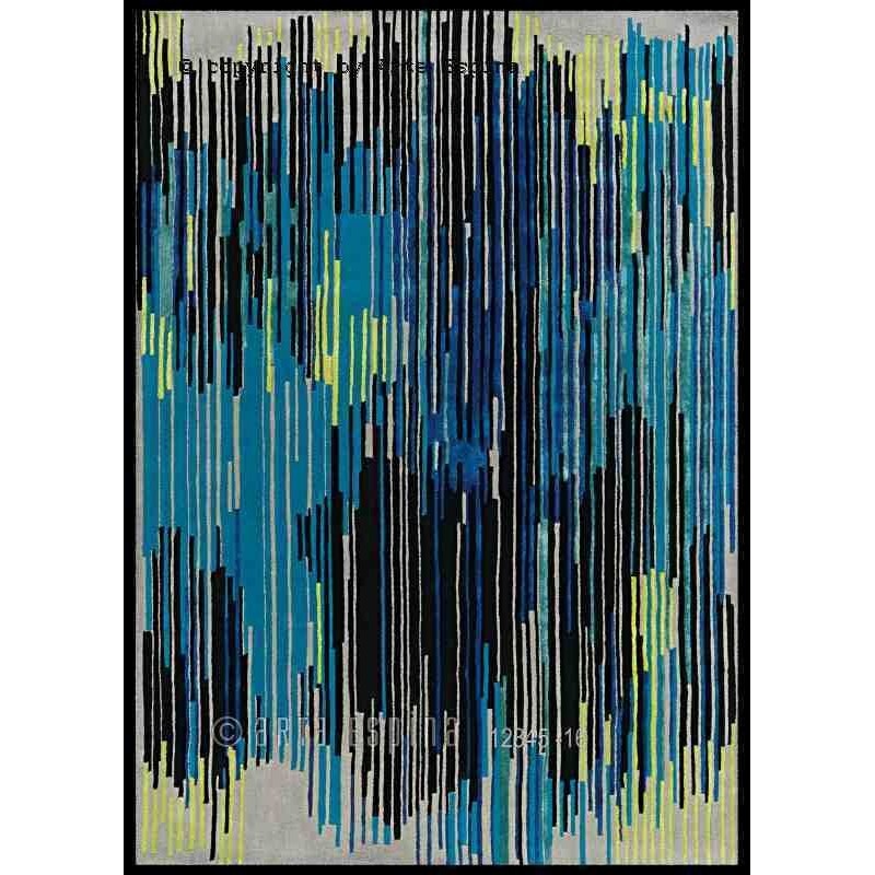 Tappeto moderno Mikado Arte Espina blue 8039-64