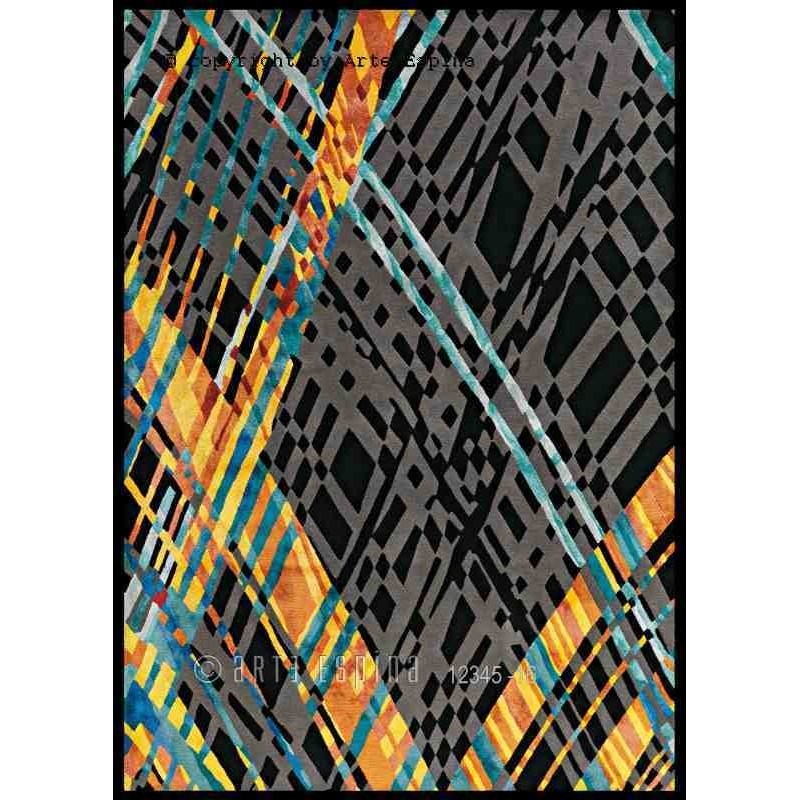 Tappeto moderno Mosaic Arte Espina grey lana 8050-69