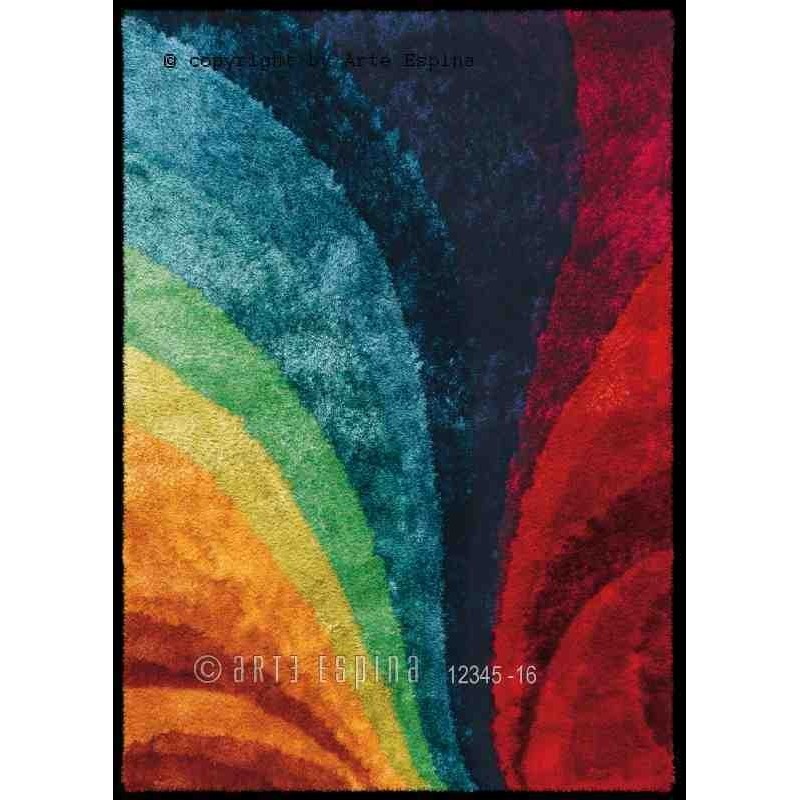 Tappeto moderno Mikado Arte Espina blue lana 8113-75