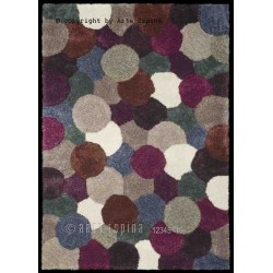 Tappeto moderno shaggy/peloso Dance Arte Espina purple/grey 8103-51 2
