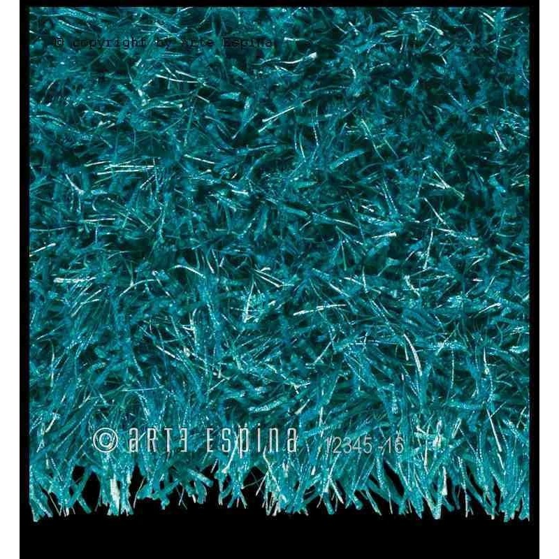 Tappeto moderno shaggy/peloso Beat Arte Espina turquoise Beat-09