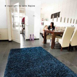 Tappeto moderno shaggy/peloso Beat Arte Espina dark blue Beat-10