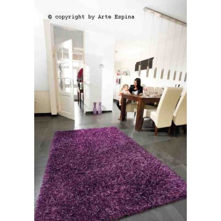 Tappeto moderno shaggy/peloso Beat Arte Espina purple Beat-19