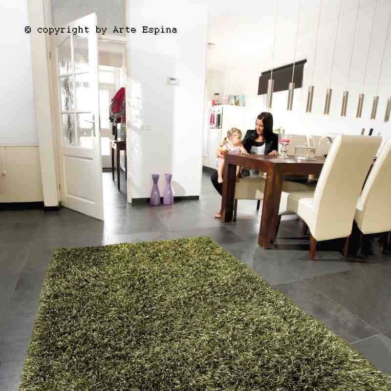 Tappeto moderno shaggy/peloso Beat Arte Espina green Beat-62