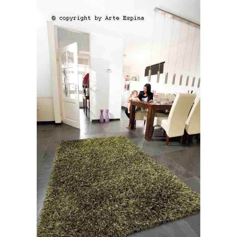 Tappeto moderno shaggy/peloso Beat Arte Espina green Beat-62