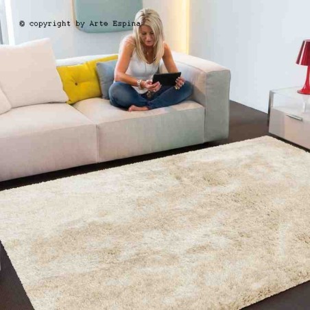 Tappeto moderno shaggy/peloso Swing Arte Espina creme Swing-11