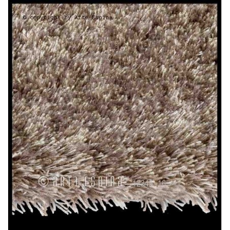 Tappeto moderno shaggy/peloso Swing Arte Espina taupe Swing-65