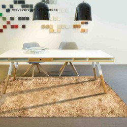 Tappeto moderno shaggy/peloso Soul Arte Espina gold Soul-16 