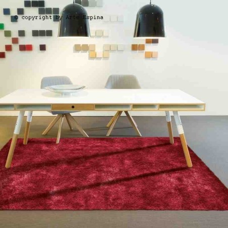 Tappeto moderno shaggy/peloso Soul Arte Espina red Soul-41 