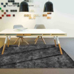 Tappeto moderno shaggy/peloso Soul Arte Espina grey Soul-70 