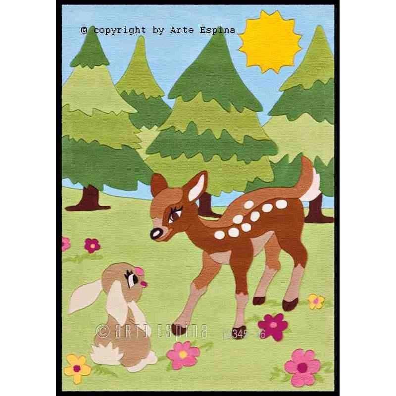 Tappeto per bambini Kids Arte Espina green 4175-59
