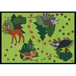 Tappeto per bambini Kids Arte Espina green 4176-58 2