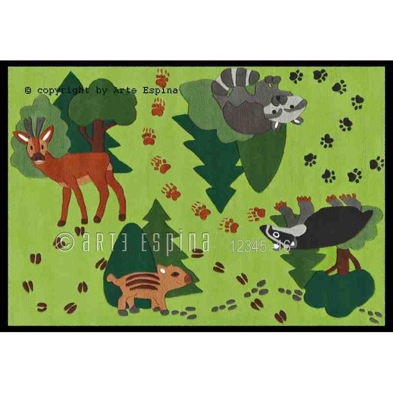 Tappeto per bambini Kids Arte Espina green 4176-58