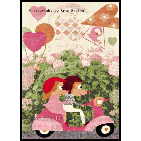 Tappeto per bambini Kids Arte Espina multi 4180-44
