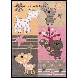 Tappeto per bambini Kids Arte Espina sand 4151-26 2