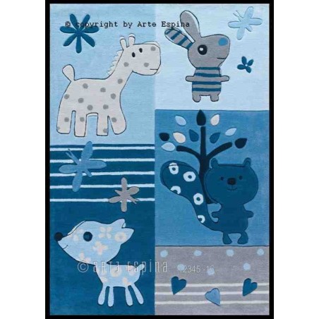 Tappeto per bambini Kids Arte Espina blue 4151-53