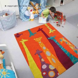 Tappeto per bambini Kids Arte Espina orange 3078-40