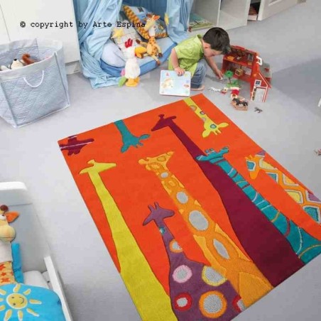 Tappeto per bambini Kids Arte Espina orange 3078-40