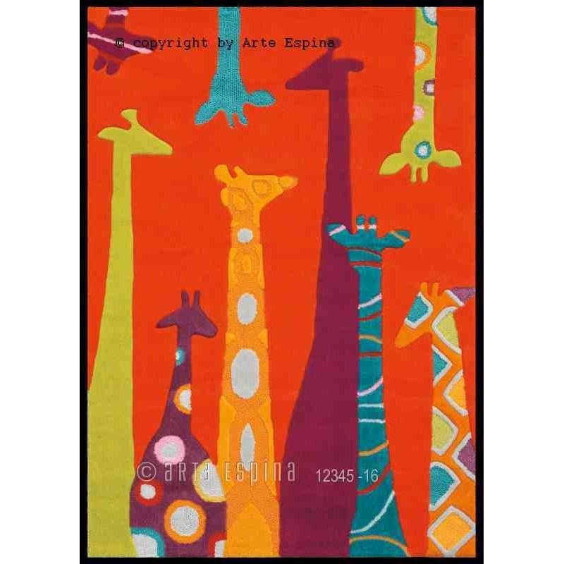 Tappeto per bambini Kids Arte Espina orange 3078-40