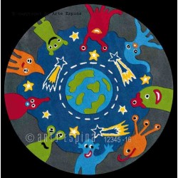 Tappeto per bambini Kids Arte Espina blue 3143-54 2