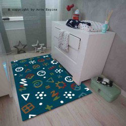 Tappeto per bambini Kids Arte Espina blue 3146-53