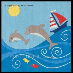 Tappeto per bambini Kids Arte Espina blue 3097-52 2