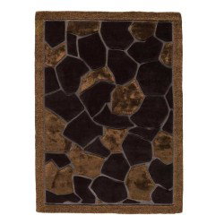 Carpet moderno Africa brown lana Renato Balestra cm.170x240 in offerta