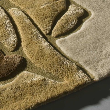 Carpet moderno Dakota beige lana Renato Balestra cm.140x200 in offerta