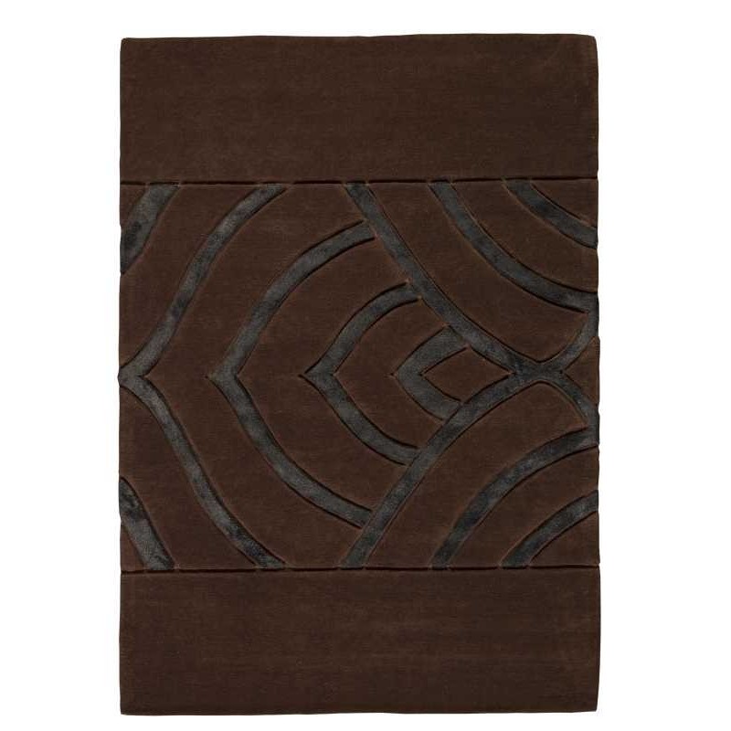Carpet moderno Iris brown Renato Balestra cm.140x200 in offerta