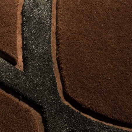 Carpet moderno Iris brown Renato Balestra cm.140x200 in offerta