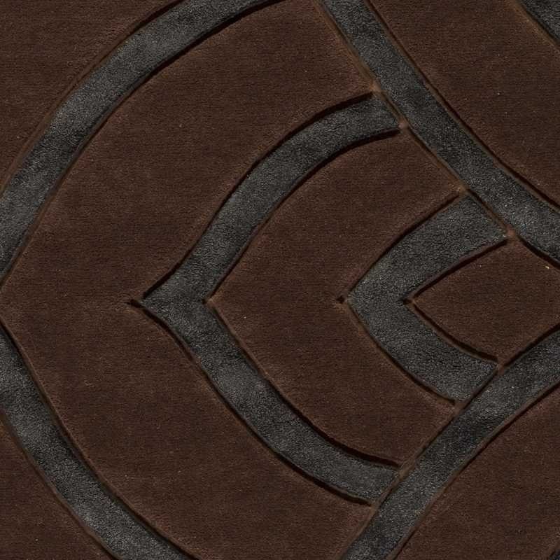 Tappeto moderno Iris brown Renato Balestra cm.170x240 in offerta
