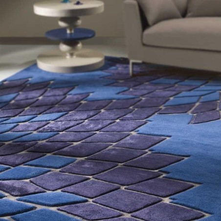 Carpet moderno Jazz blue Renato Balestra cm.200x300 in offerta