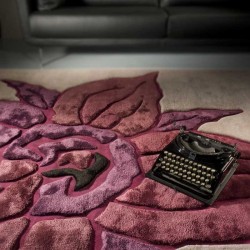 Tappeto moderno Muse violet Renato Balestra cm.200x300 in offerta