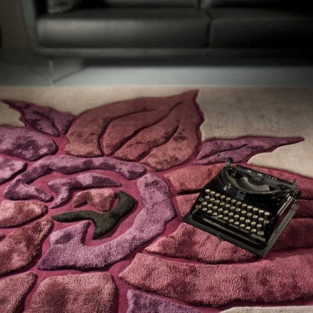 Tappeto moderno Muse violet Renato Balestra cm.200x300 in offerta