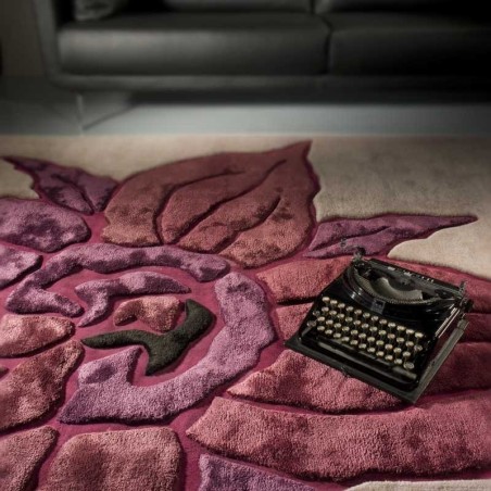 Carpet moderno Muse violet Renato Balestra cm.200x300 in offerta