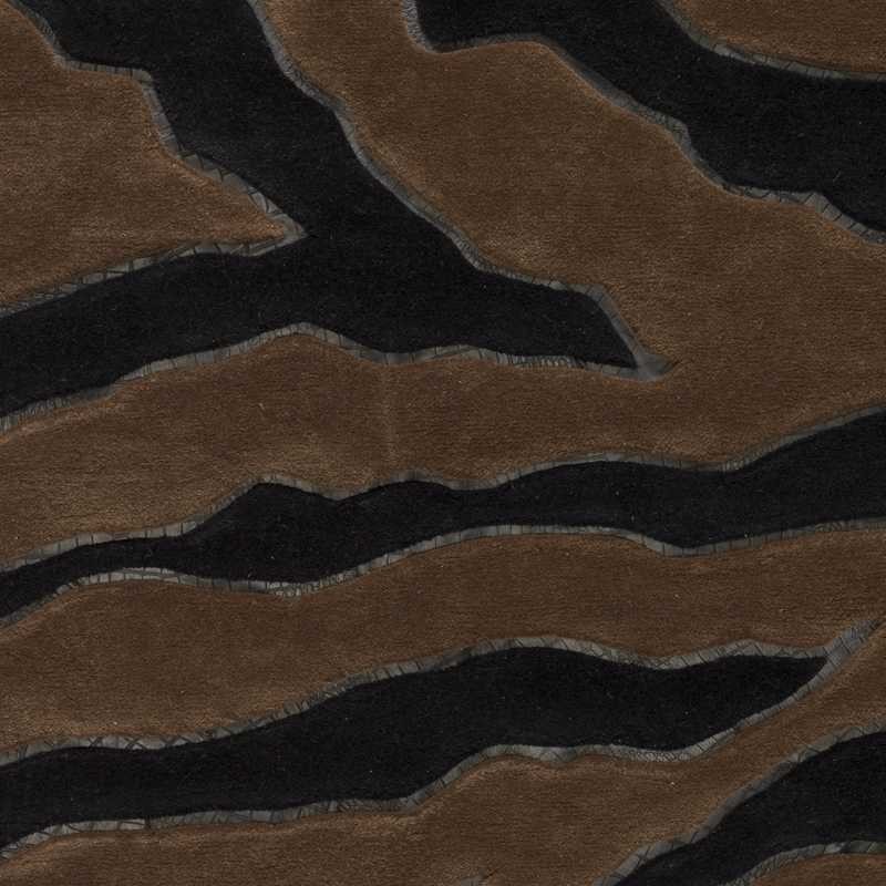 Carpet moderno Nova black brown Renato Balestra cm.200x300 in offerta