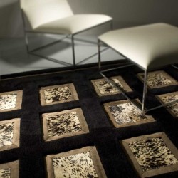 Tappeto moderno Panama black Renato Balestra cm.170x240 in offerta