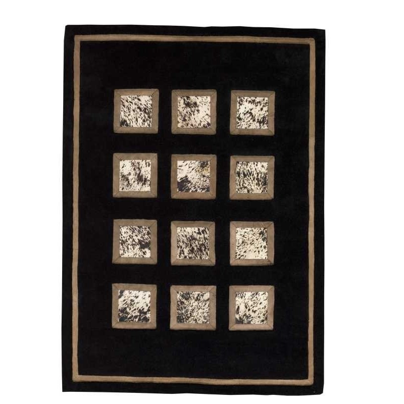 Carpet moderno Panama black Renato Balestra cm.170x240 in offerta