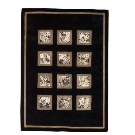 Tappeto moderno Panama black Renato Balestra cm.170x240 in offerta