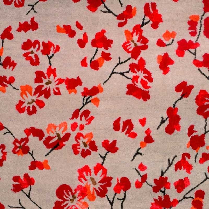 Carpet moderno Wallflor April Orange Lauren Jacob