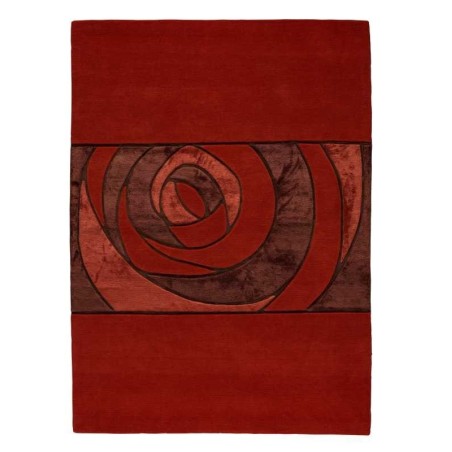 Tappeto moderno Wallflor Gravity Red Lauren Jacob
