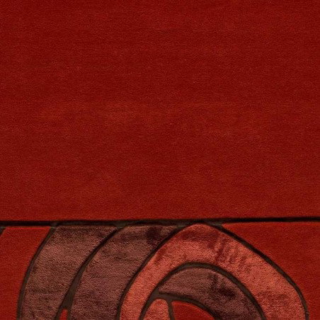 Tappeto moderno Wallflor Gravity Red Lauren Jacob