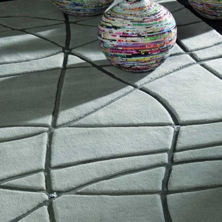 Tappeto moderno Wallflor Map Grey Lauren Jacob
