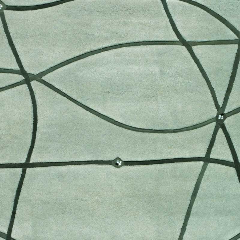 Tappeto moderno Wallflor Map Grey Lauren Jacob