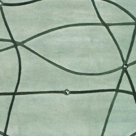 Tappeto moderno Wallflor Map Grey Lauren Jacob
