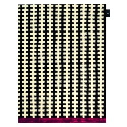 Tappeto moderno Wallflor Riff Black White Lauren Jacob