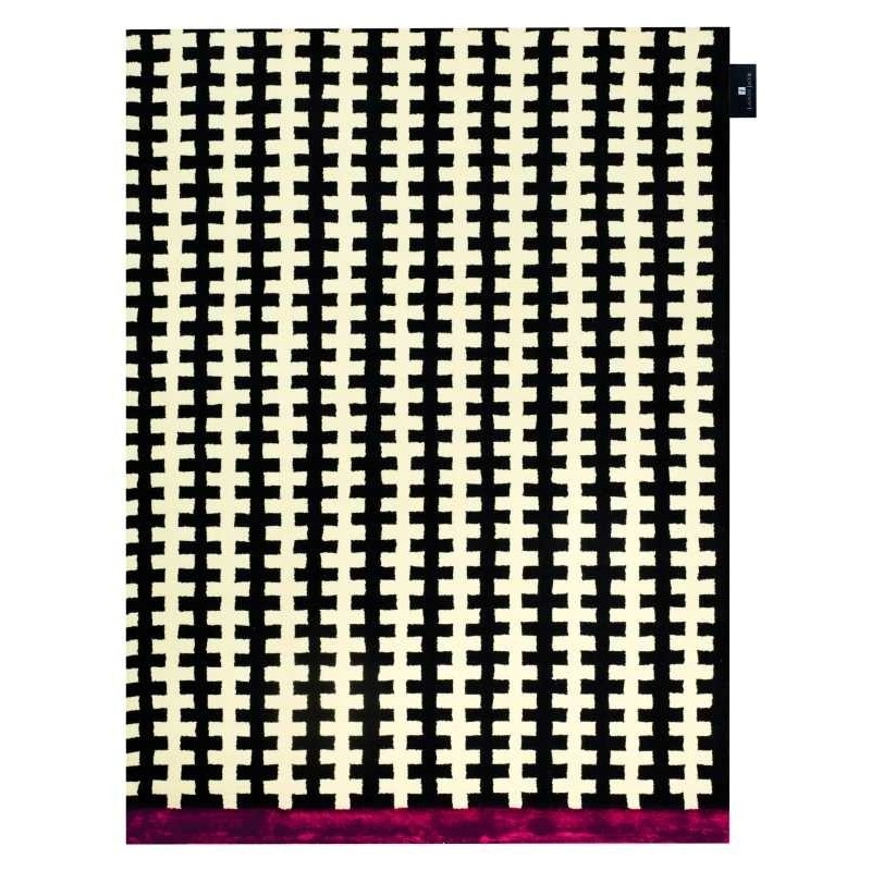 Tappeto moderno Wallflor Riff Black White Lauren Jacob