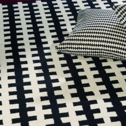 Tappeto moderno Wallflor Riff Black White Lauren Jacob 2